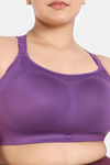 Zelocity True Curv High Impact Quick Dry Sports Bra - Sunset Purple — thumbnail 6